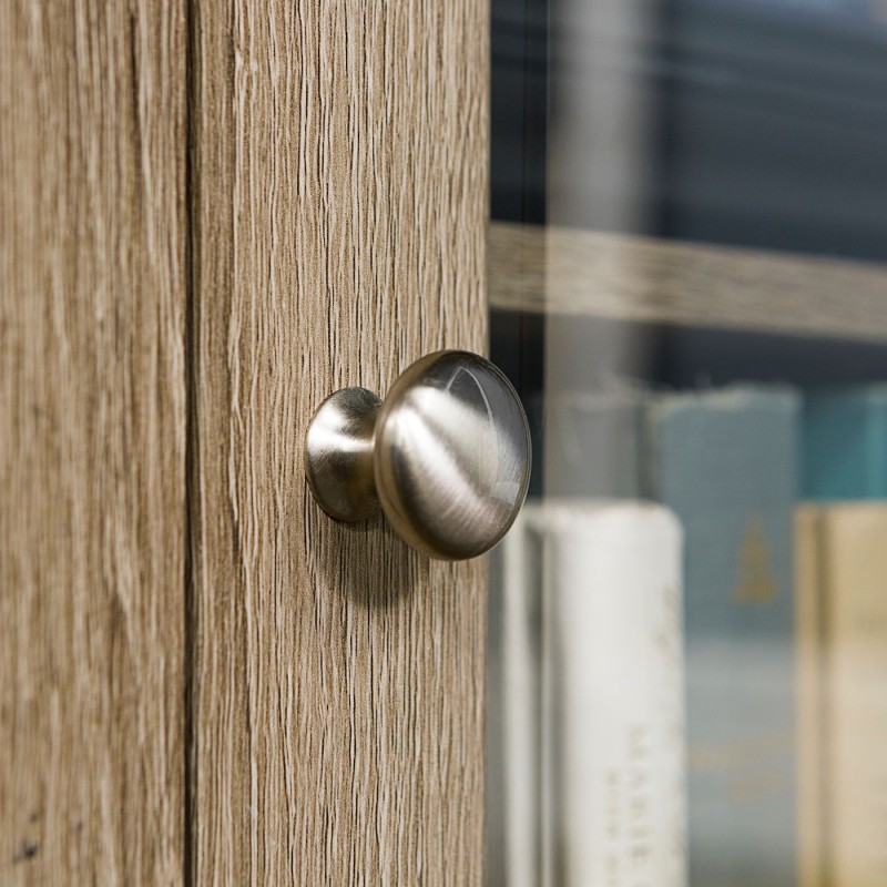 Cozy Glass Door Fireplace TV Stand for TVs up to 65" - Saracina Home